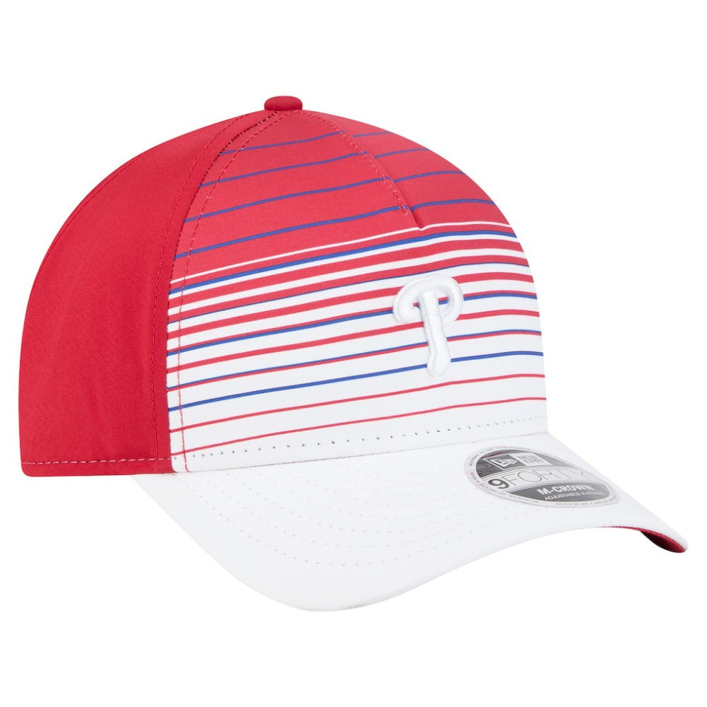 Philadelphia Phillies New Era Gradient 9FORTY M-Crown Adjustable Hat Outlet