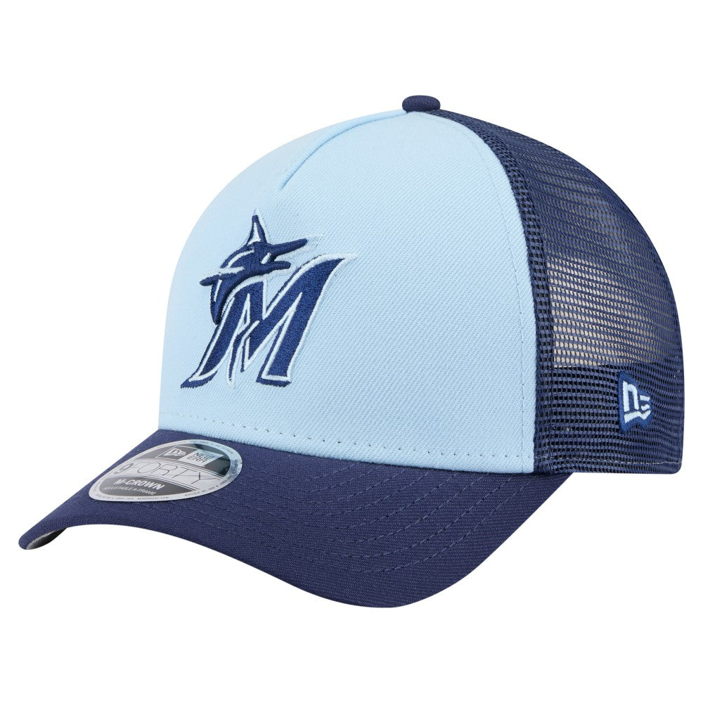 Miami Marlins New Era 2-Tone Color Pack 9FORTY M-Crown A-Frame Adjustable Hat Near Me