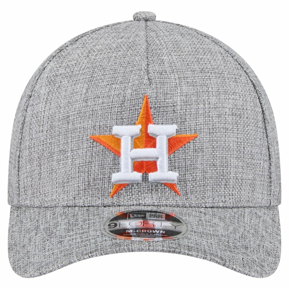 Houston Astros New Era Cotton Weave M-Crown A-Frame 9FORTY Adjustable Hat for sale