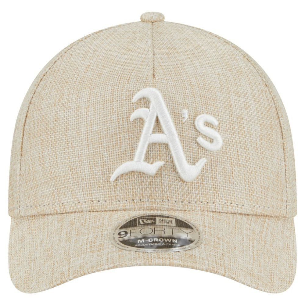 Athletics New Era Cotton Weave M-Crown A-Frame 9FORTY Adjustable Hat Near Me