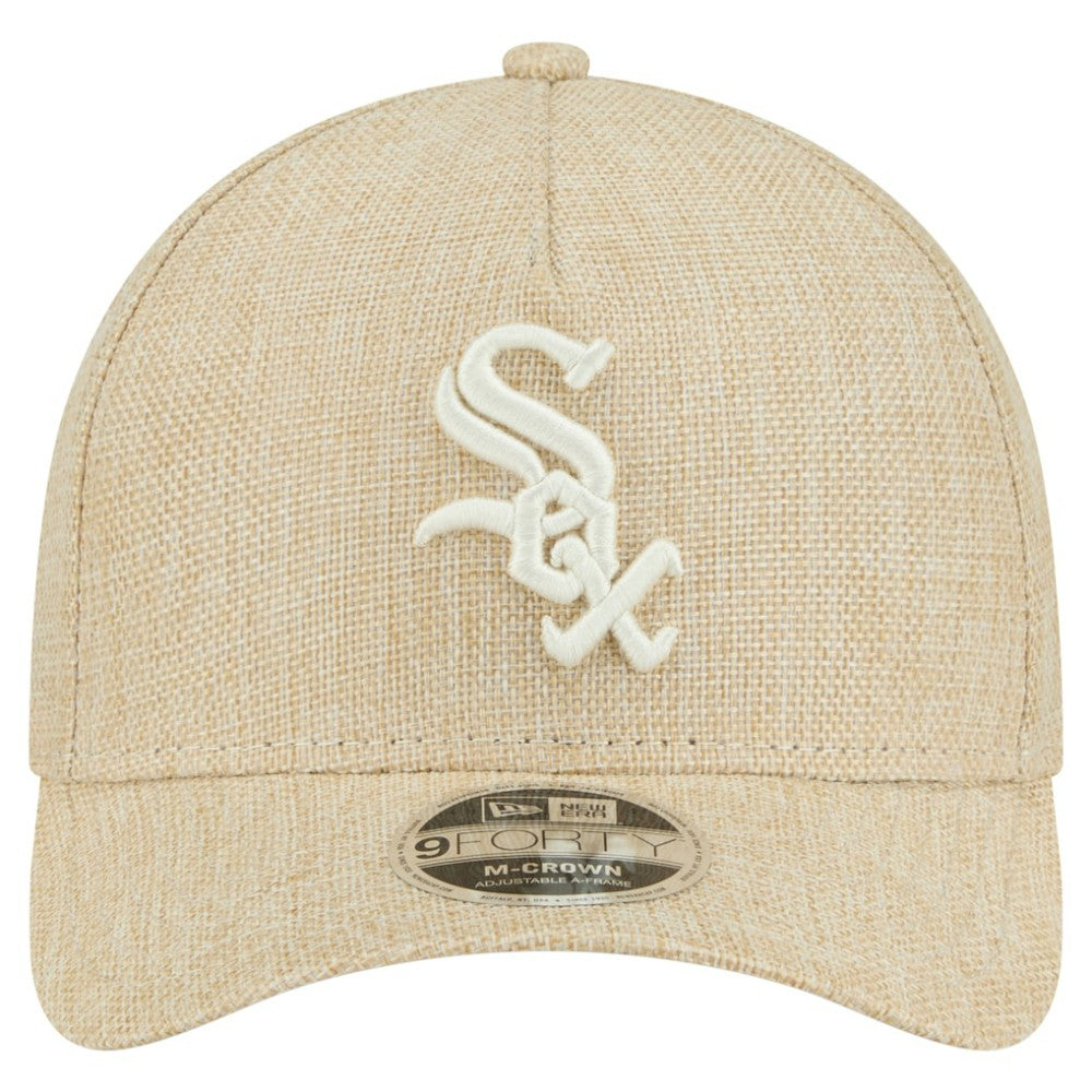 Chicago White Sox New Era Cotton Weave M-Crown A-Frame 9FORTY Adjustable Hat for sale