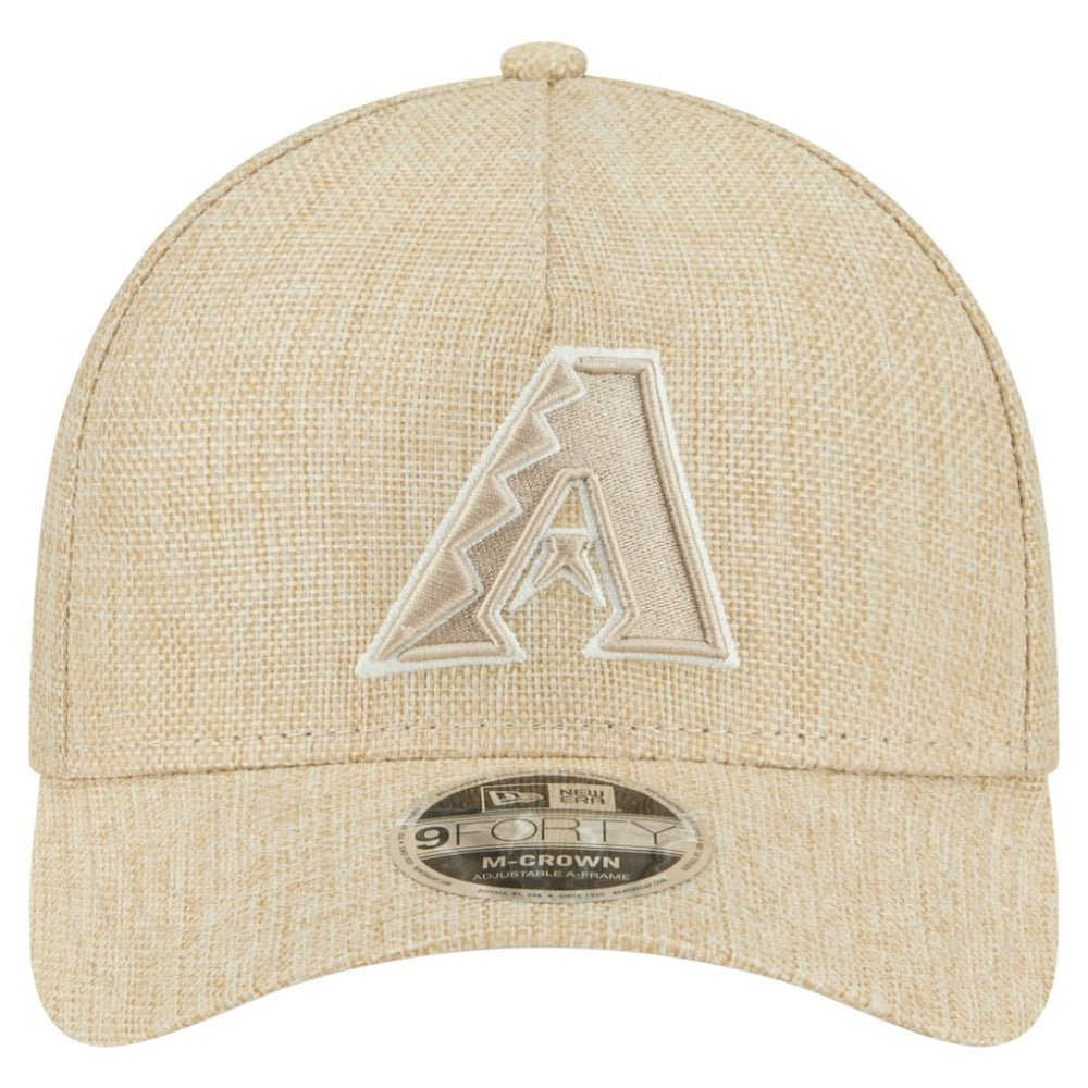 Arizona Diamondbacks New Era Cotton Weave M-Crown A-Frame 9FORTY Adjustable Hat for sale