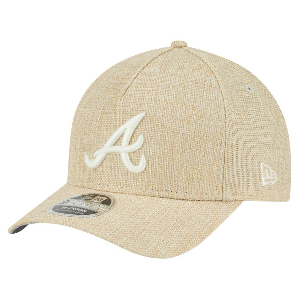 Atlanta Braves New Era Cotton Weave M-Crown A-Frame 9FORTY Adjustable Hat Near Me
