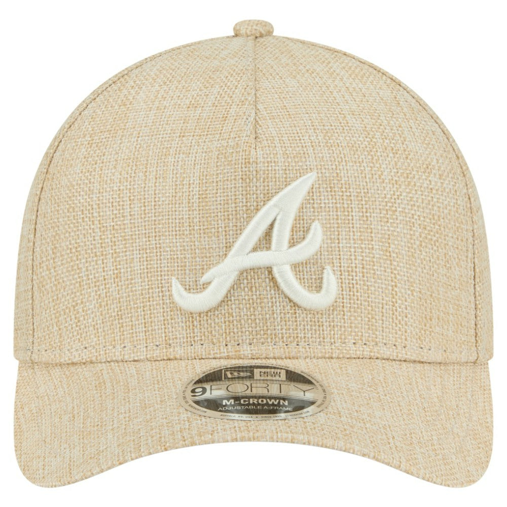 Atlanta Braves New Era Cotton Weave M-Crown A-Frame 9FORTY Adjustable Hat Near Me