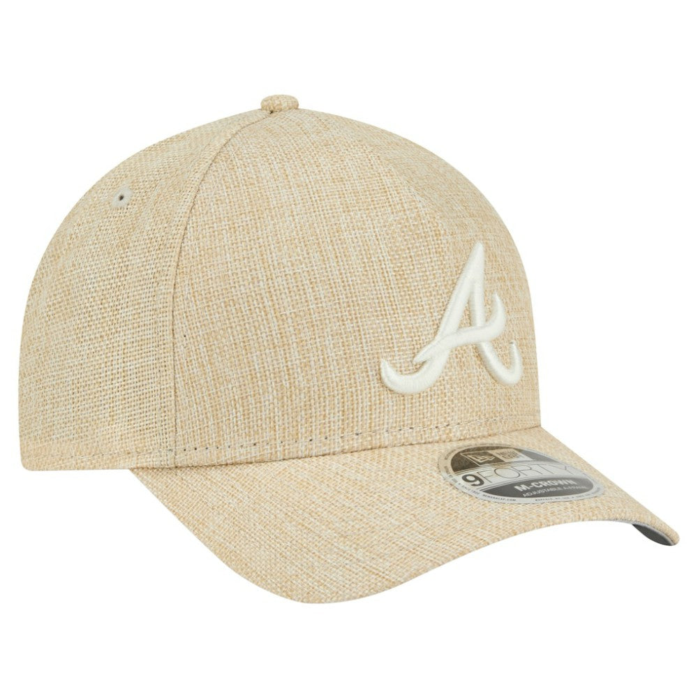 Atlanta Braves New Era Cotton Weave M-Crown A-Frame 9FORTY Adjustable Hat Near Me