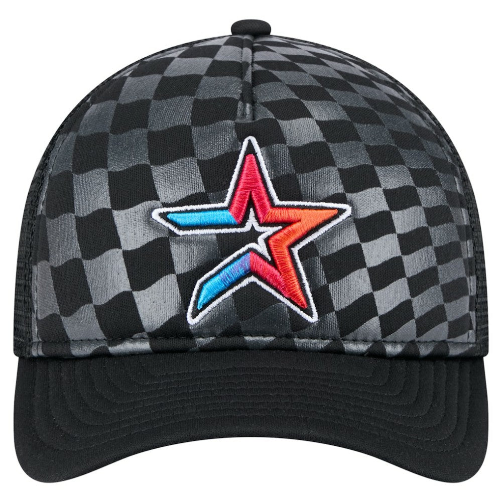 Houston Astros New Era Gradient 9FORTY A-Frame M-Crown Trucker Adjustable Hat Online