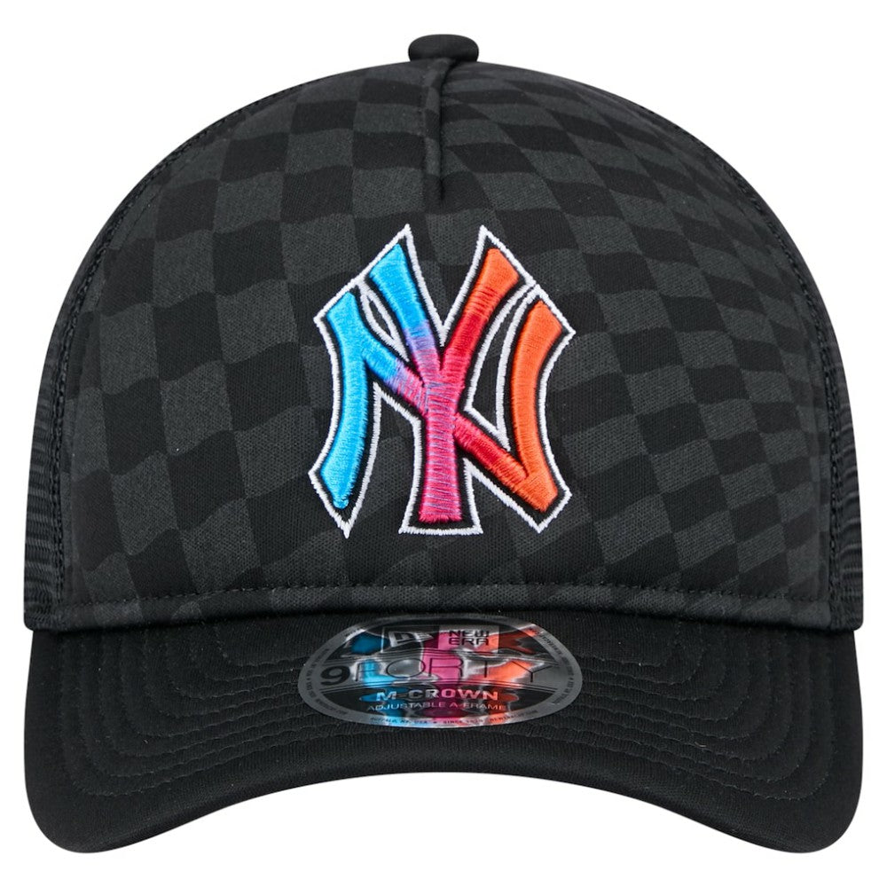 New York Yankees New Era Gradient 9FORTY A-Frame M-Crown Trucker Adjustable Hat Near Me