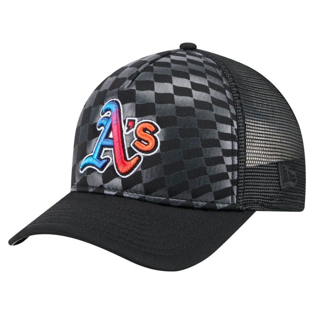 Athletics New Era Gradient 9FORTY A-Frame M-Crown Trucker Adjustable Hat Sale