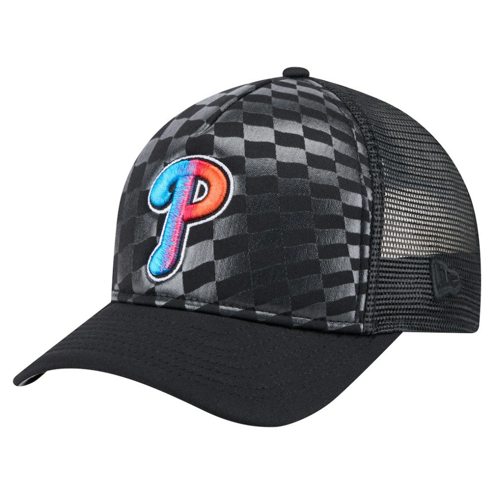 Philadelphia Phillies New Era Gradient 9FORTY A-Frame M-Crown Trucker Adjustable Hat Outlet