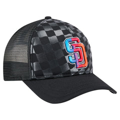 San Diego Padres New Era Gradient 9FORTY A-Frame M-Crown Trucker Adjustable Hat Sale