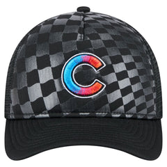 Chicago Cubs New Era Gradient 9FORTY A-Frame M-Crown Trucker Adjustable Hat for sale
