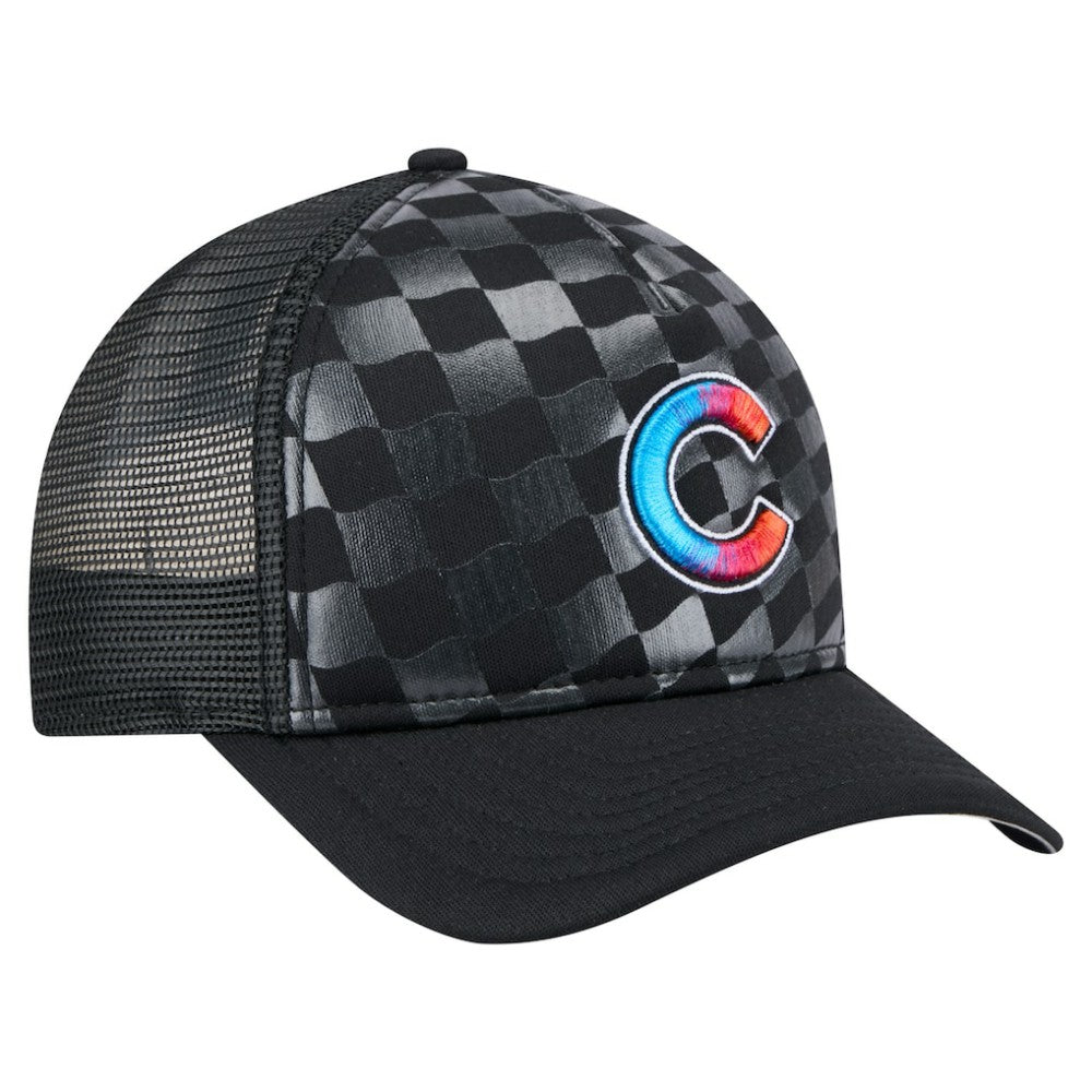 Chicago Cubs New Era Gradient 9FORTY A-Frame M-Crown Trucker Adjustable Hat for sale