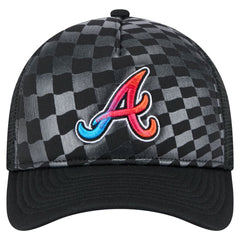 Atlanta Braves New Era Gradient 9FORTY A-Frame M-Crown Trucker Adjustable Hat Sale