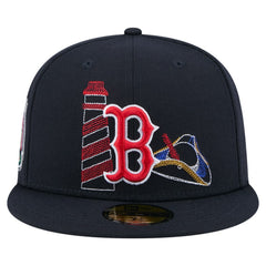 Boston Red Sox New Era State Stitch 59FIFTY Fitted Hat Outlet