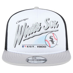 Chicago White Sox New Era Retro Script Trucker 9FIFTY Snapback Hat for sale