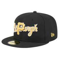 Pittsburgh Pirates New Era Overlap 59FIFTY Fitted Hat Outlet