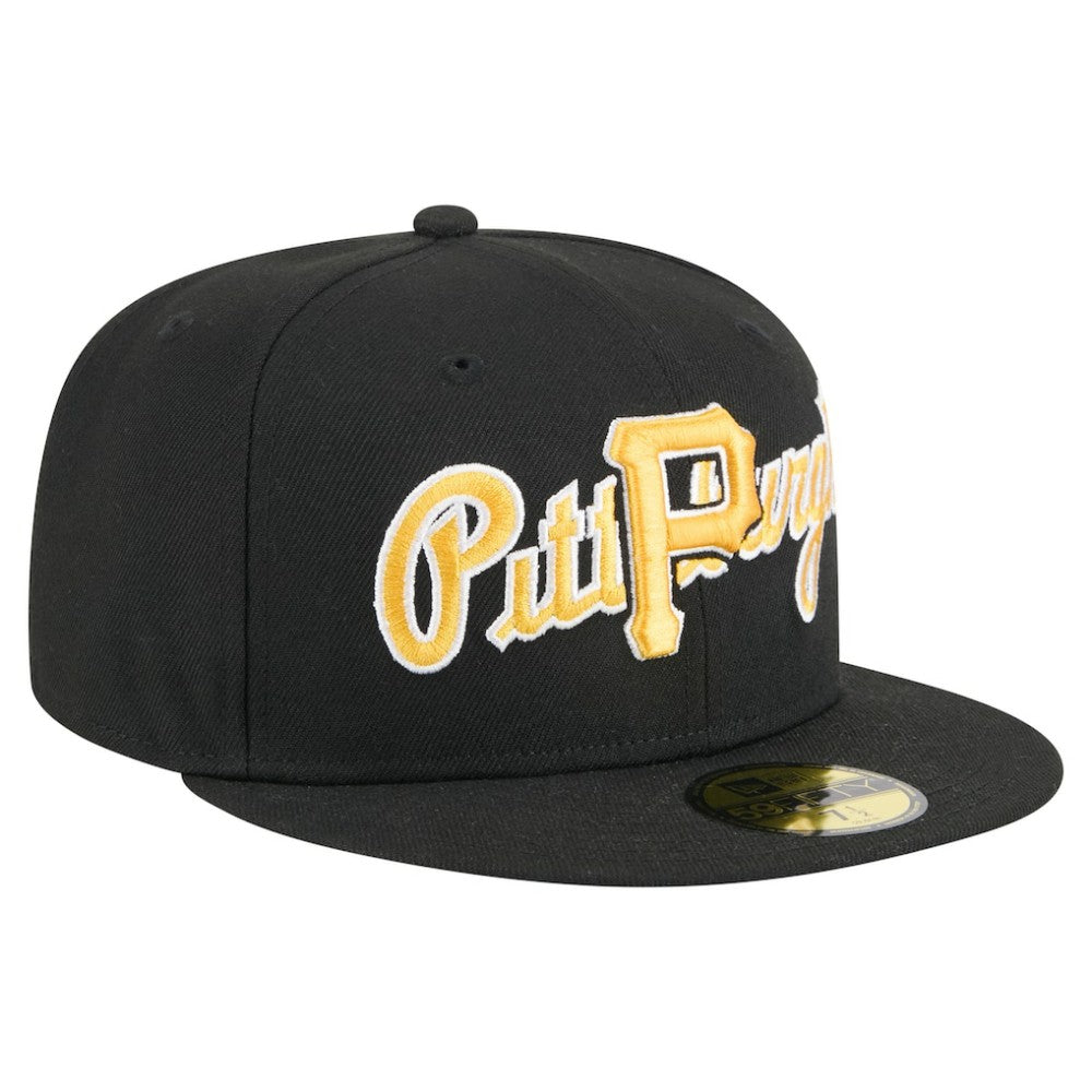 Pittsburgh Pirates New Era Overlap 59FIFTY Fitted Hat Outlet