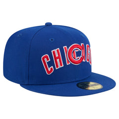 Chicago Cubs New Era Overlap 59FIFTY Fitted Hat Outlet
