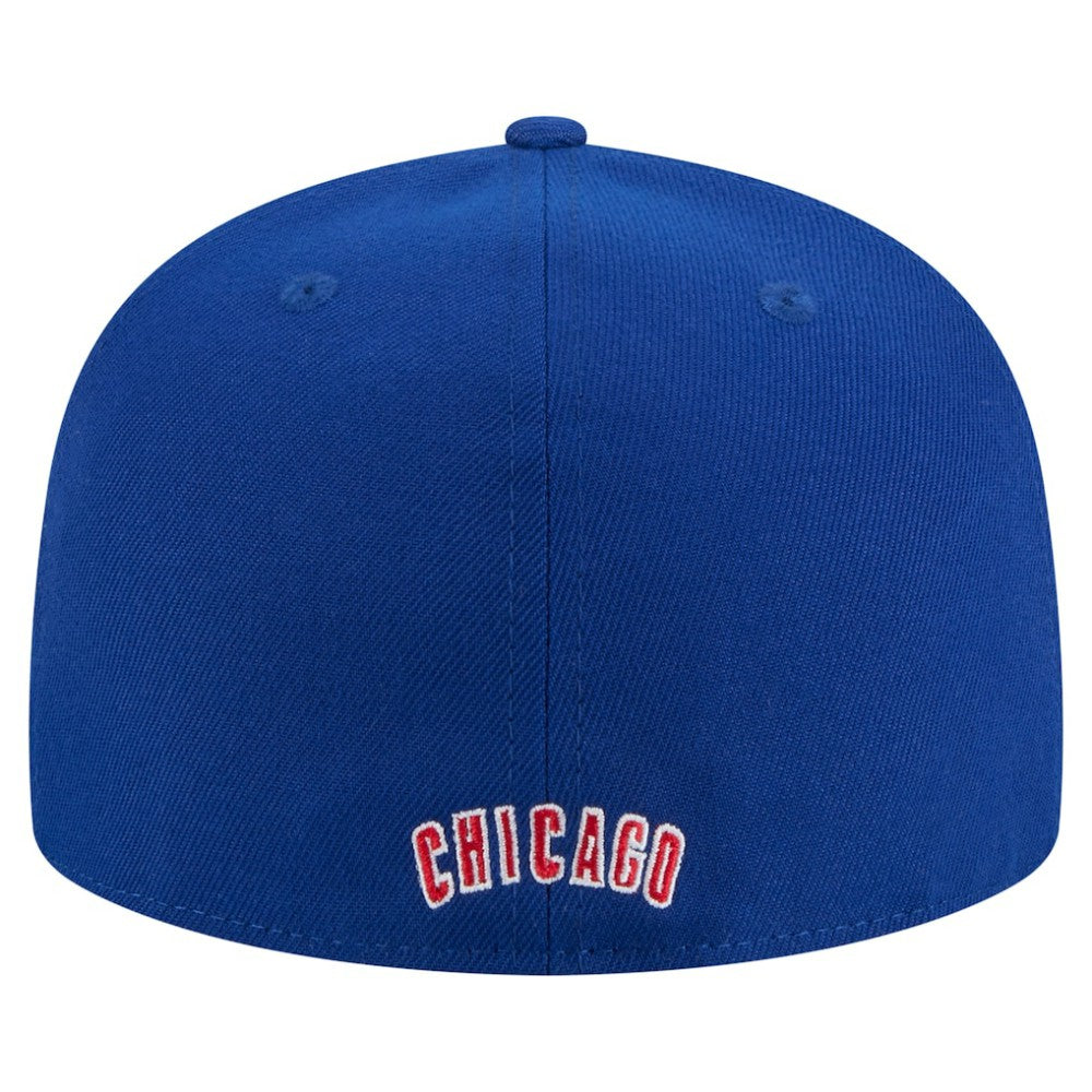Chicago Cubs New Era Overlap 59FIFTY Fitted Hat Outlet