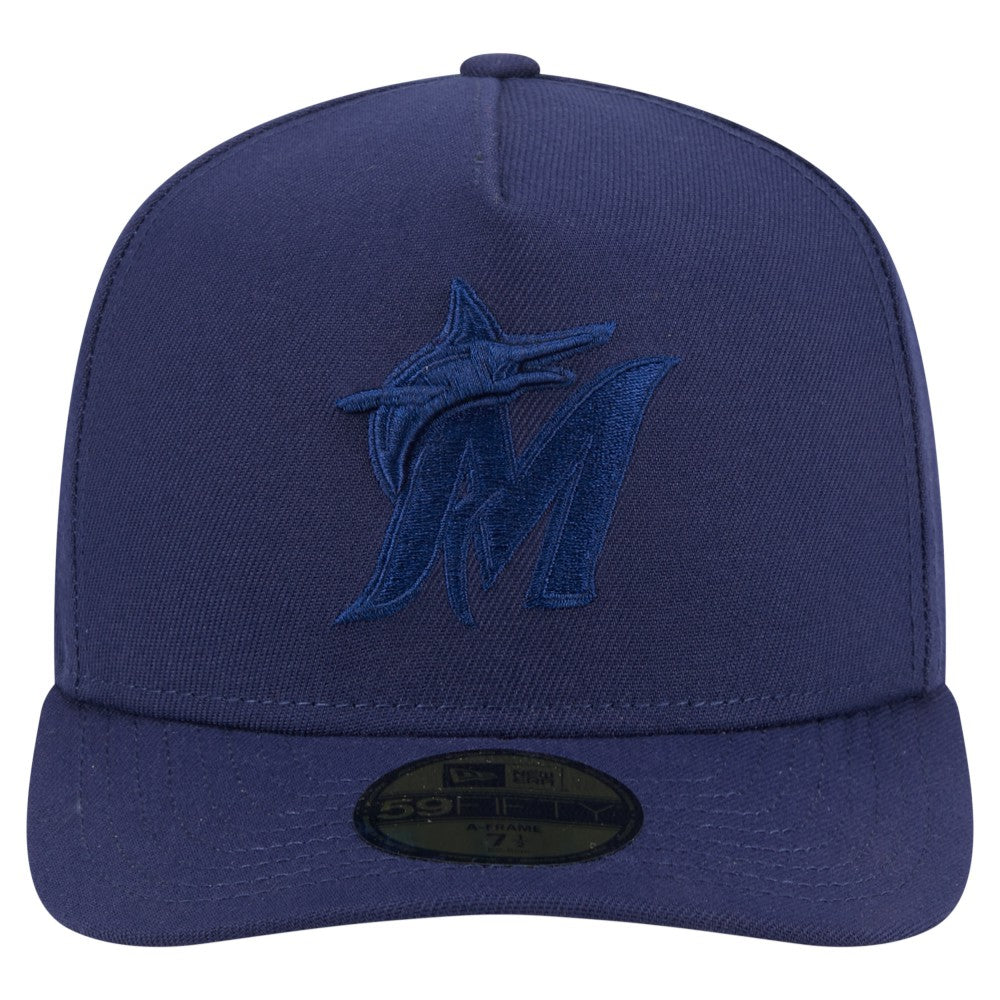 Miami Marlins New Era Color Pack A-Frame 59FIFTY Fitted Hat for sale