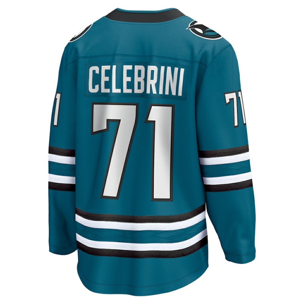 Macklin Celebrini San Jose Sharks Fanatics Home Breakaway Jersey – Teal | Fanatics near me