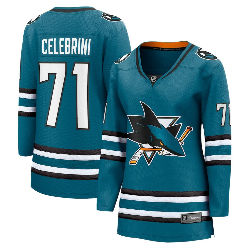 Macklin Celebrini San Jose Sharks Fanatics Women's Home Breakaway Jersey – Teal | Fanatics near me