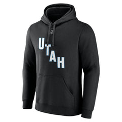 Nick Schmaltz NHL Utah Fanatics Authentic Stack Name & Number Tri-Blend Pullover Hoodie - Black | Fanatics on sale