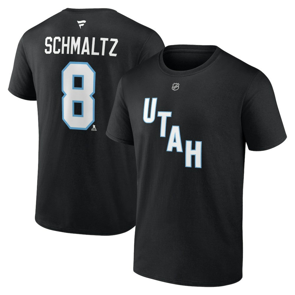 Nick Schmaltz Utah Mammoth Fanatics Authentic Stack Name & Number T-Shirt - Black | Fanatics near me