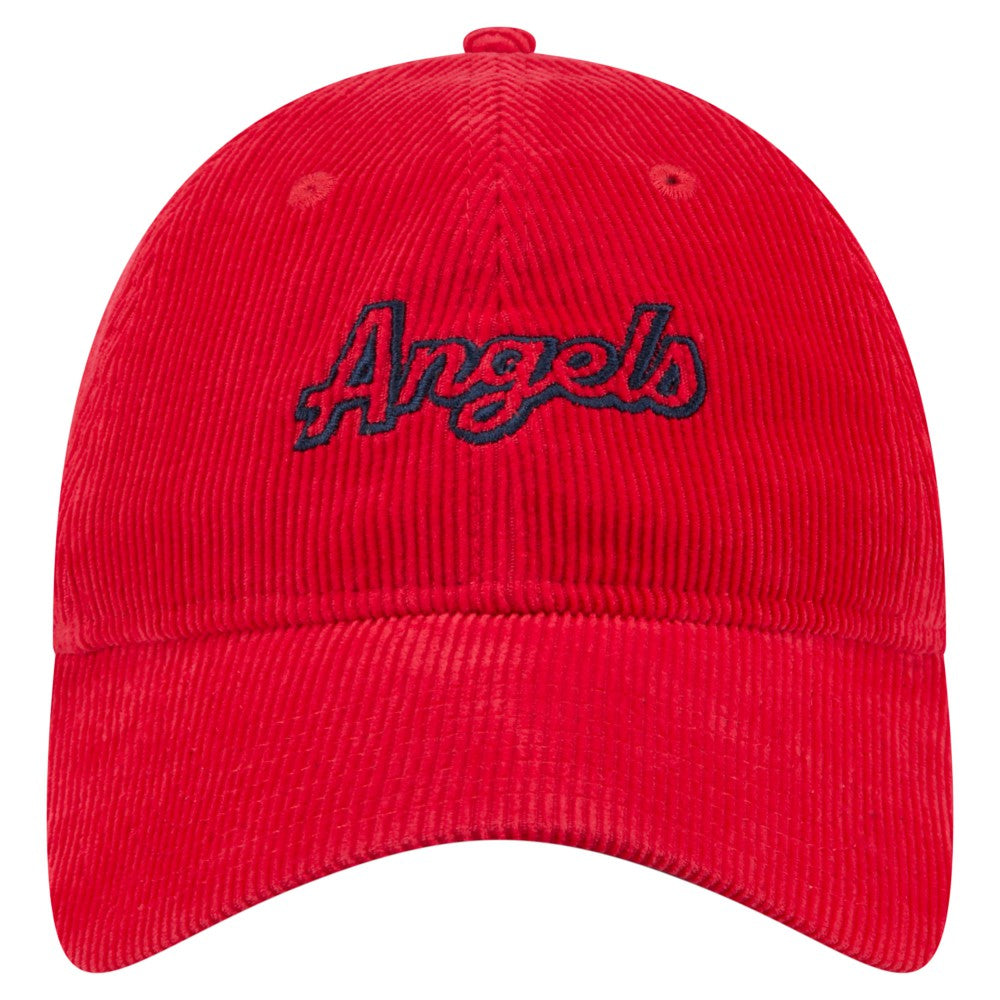 Los Angeles Angels New Era Women's Corduroy 9TWENTY Adjustable Hat Sale