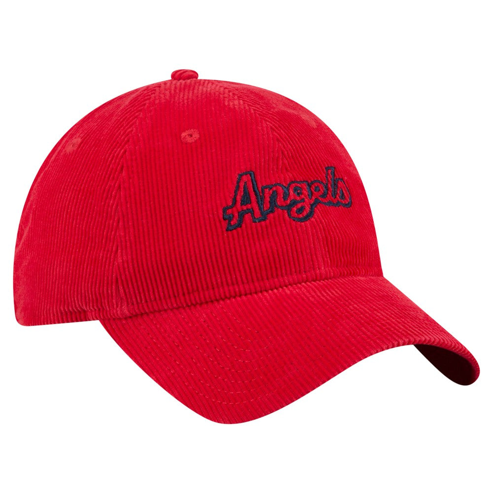 Los Angeles Angels New Era Women's Corduroy 9TWENTY Adjustable Hat Sale