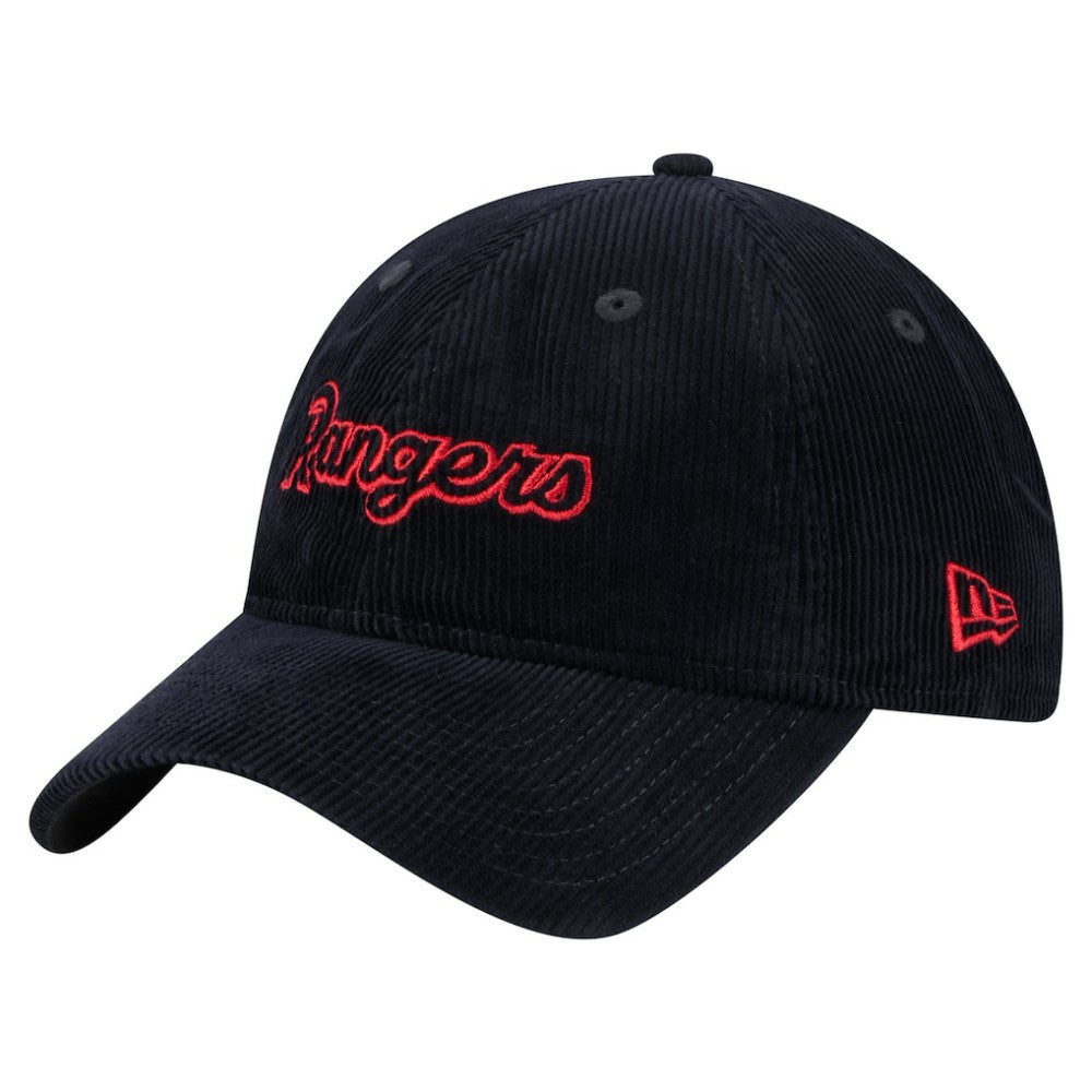 Texas Rangers New Era Women's Corduroy 9TWENTY Adjustable Hat Near Me