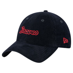 Atlanta Braves New Era Women's Corduroy 9TWENTY Adjustable Hat Discount