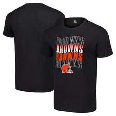 Cleveland Browns Starter Four Name T-Shirt - Black - NFL
