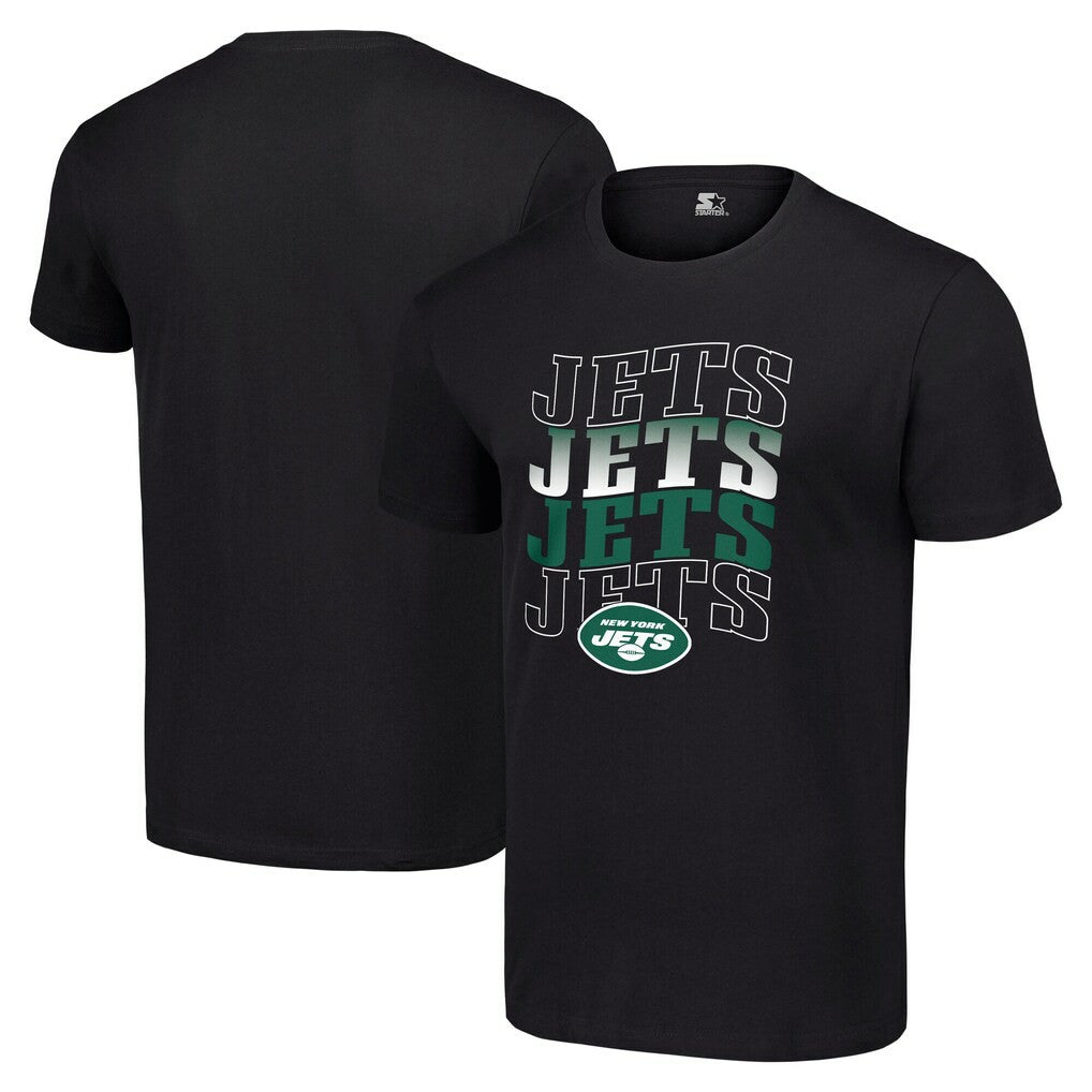 New York Jets Starter Four Name T-Shirt - Black - NFL