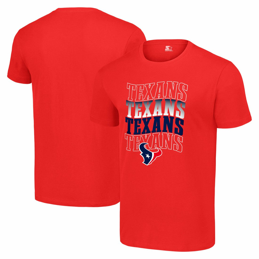 Houston Texans Starter Four Name T-Shirt - Red - NFL