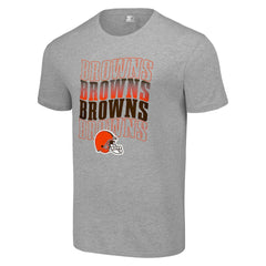 Cleveland Browns Starter Four Name T-Shirt - Heather Gray - NFL