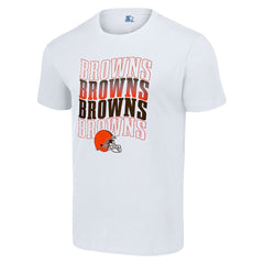 Cleveland Browns Starter Four Name T-Shirt - White - NFL