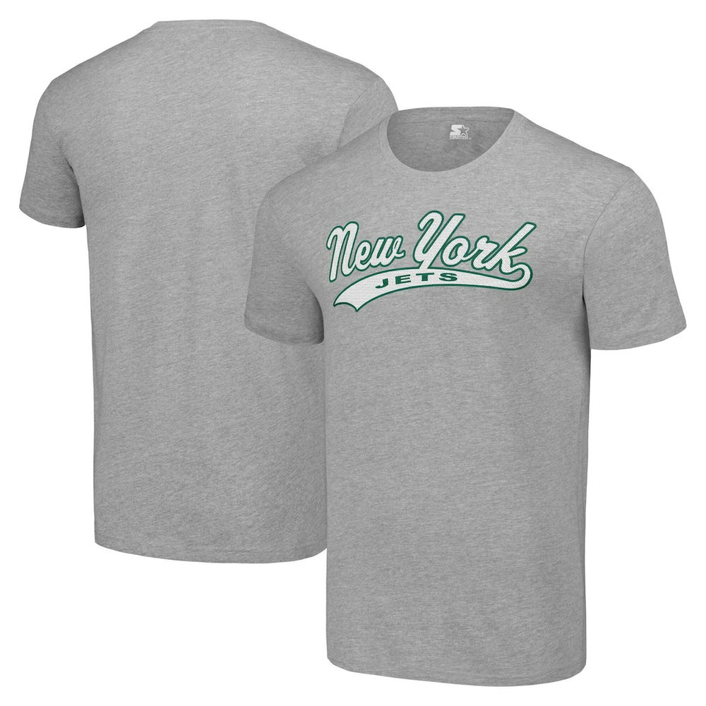 New York Jets Starter City Tailsweep T-Shirt - Heather Gray - NFL