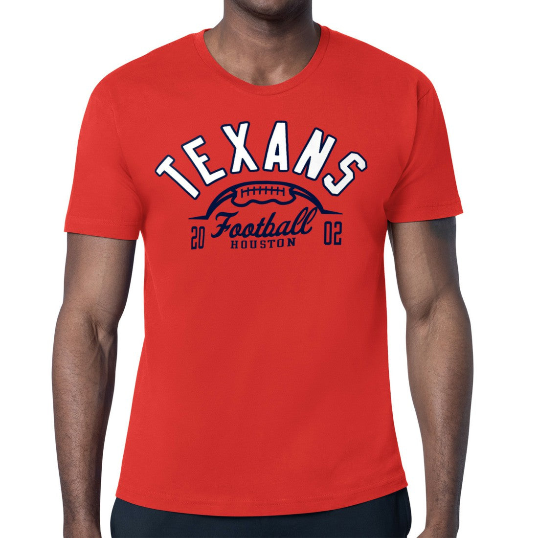 Houston Texans Starter Half Ball Logo T-Shirt - Red - NFL