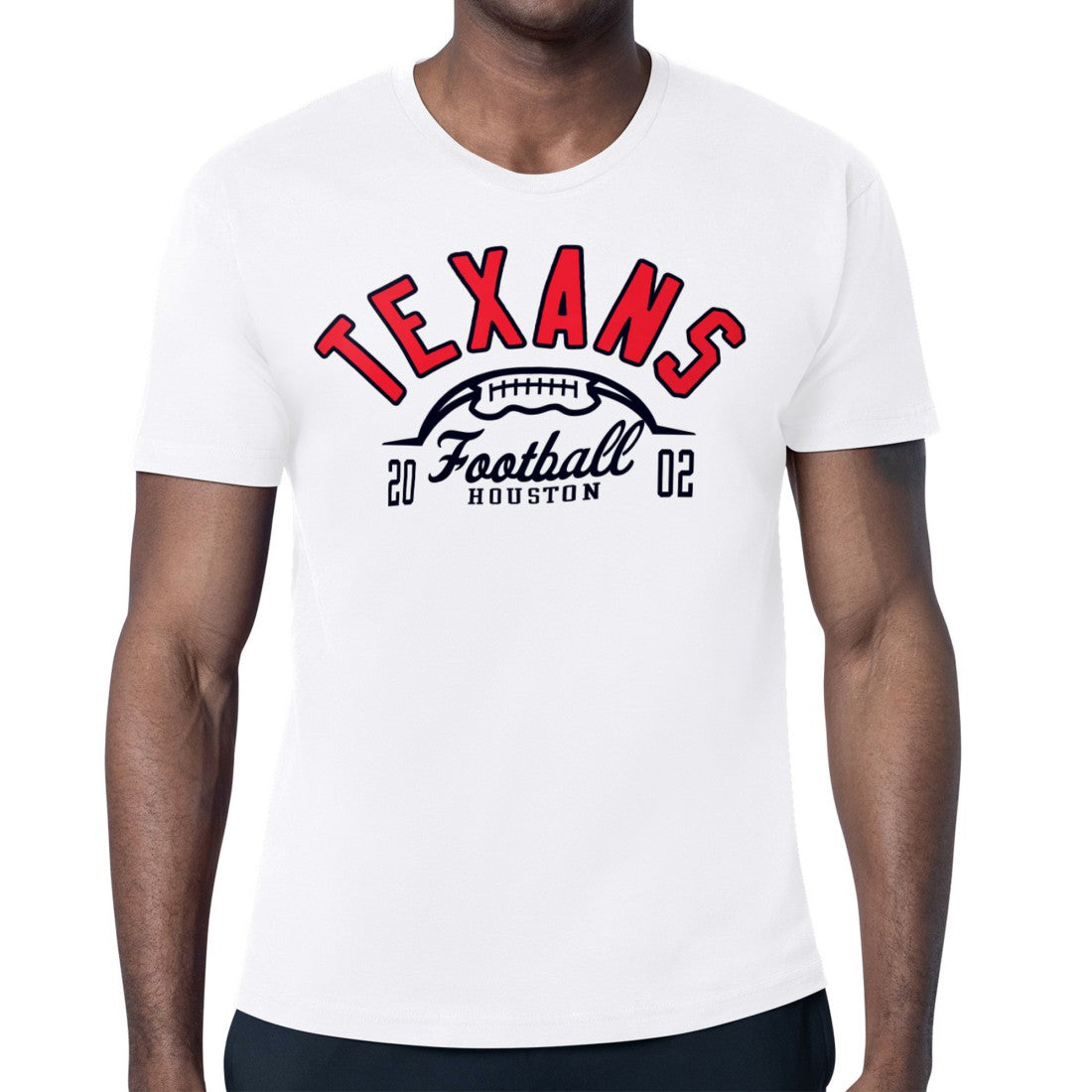 Houston Texans Starter Half Ball Logo T-Shirt - White - NFL