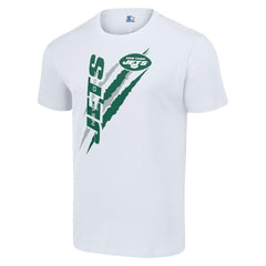 New York Jets Starter Color Scratch T-Shirt - White - NFL