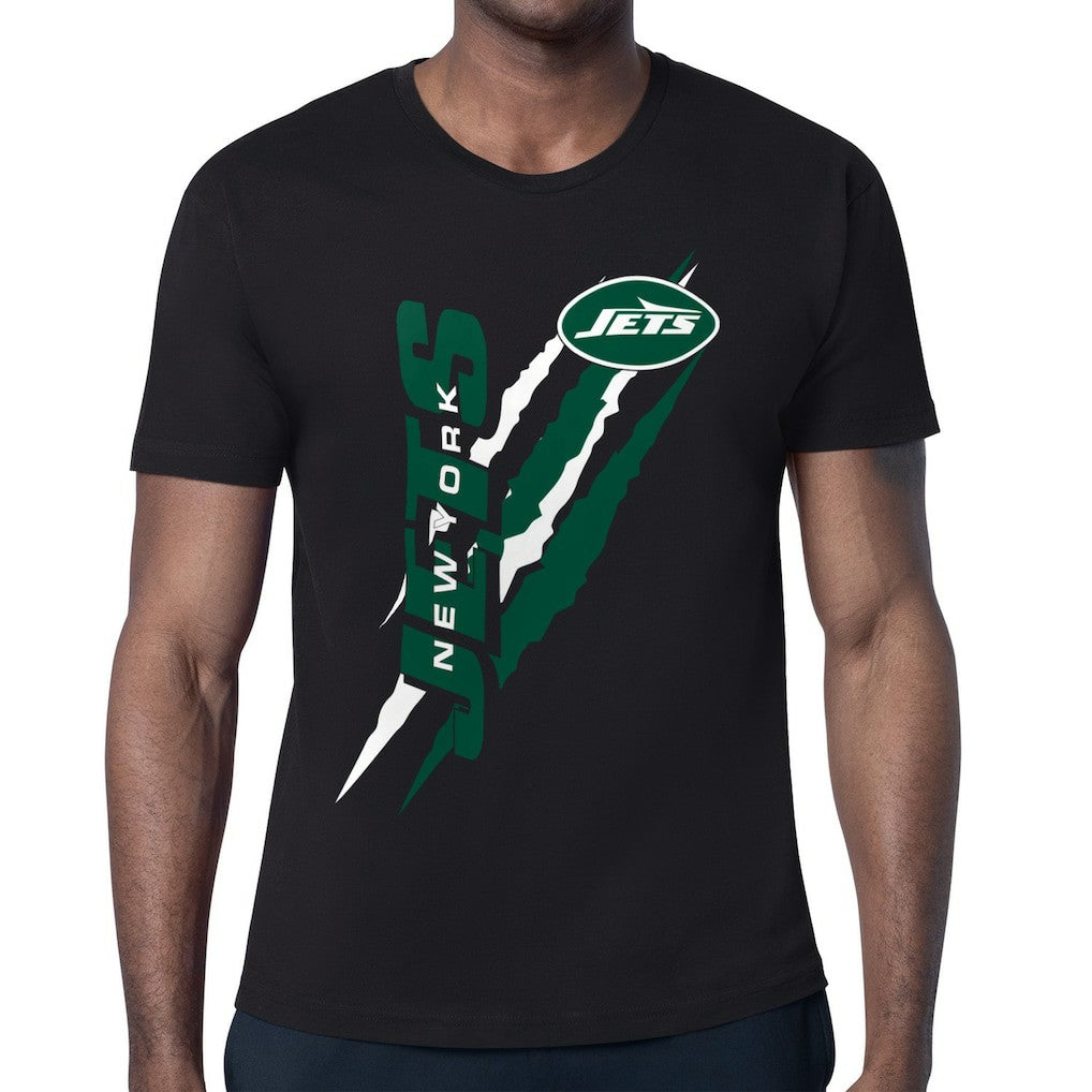 New York Jets Starter Color Scratch T-Shirt - Black - NFL