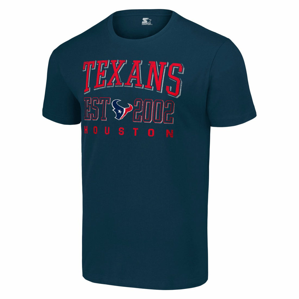 Houston Texans Starter Distressed Graphic T-Shirt - Navy - NFL
