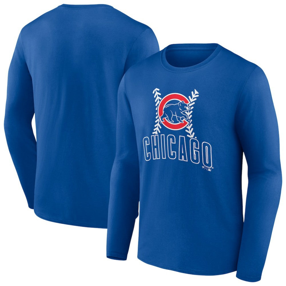 Chicago Cubs Fastball Long Sleeve T-Shirt Sale