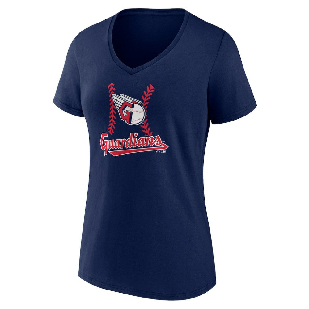 Cleveland Guardians Women's Fastball V-Neck T-Shirt Discount