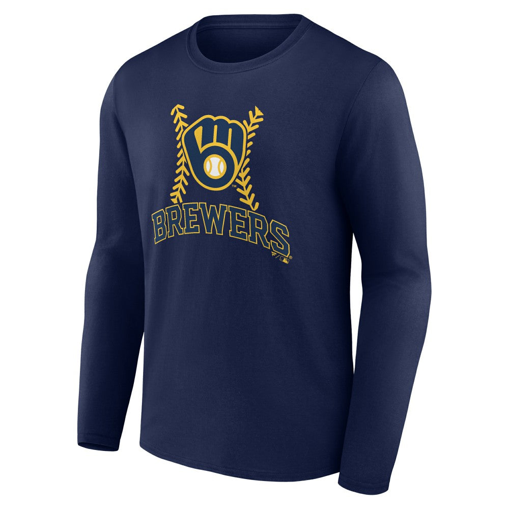 Milwaukee Brewers Fastball Long Sleeve T-Shirt Outlet