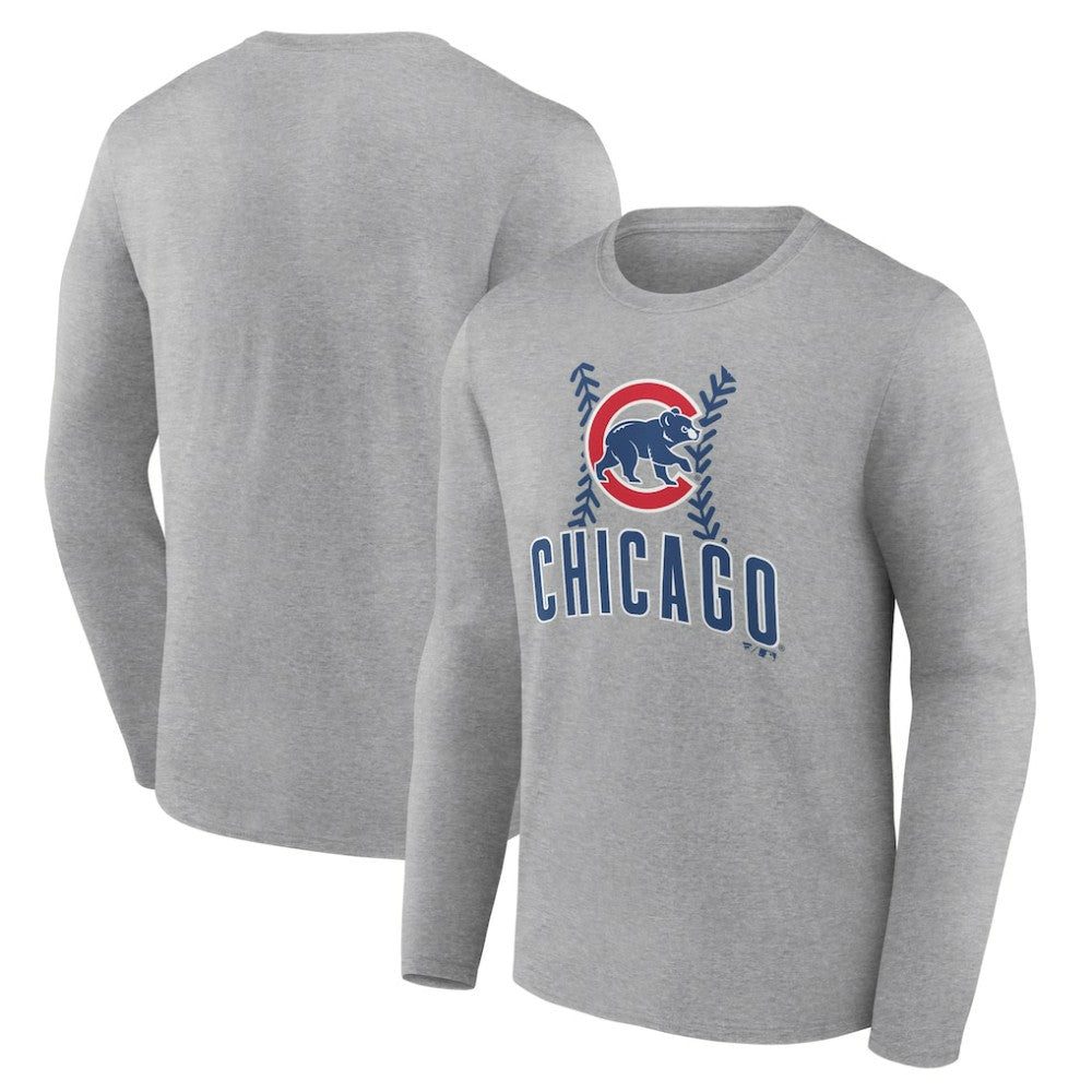 Chicago Cubs Fastball Long Sleeve T-Shirt Sale