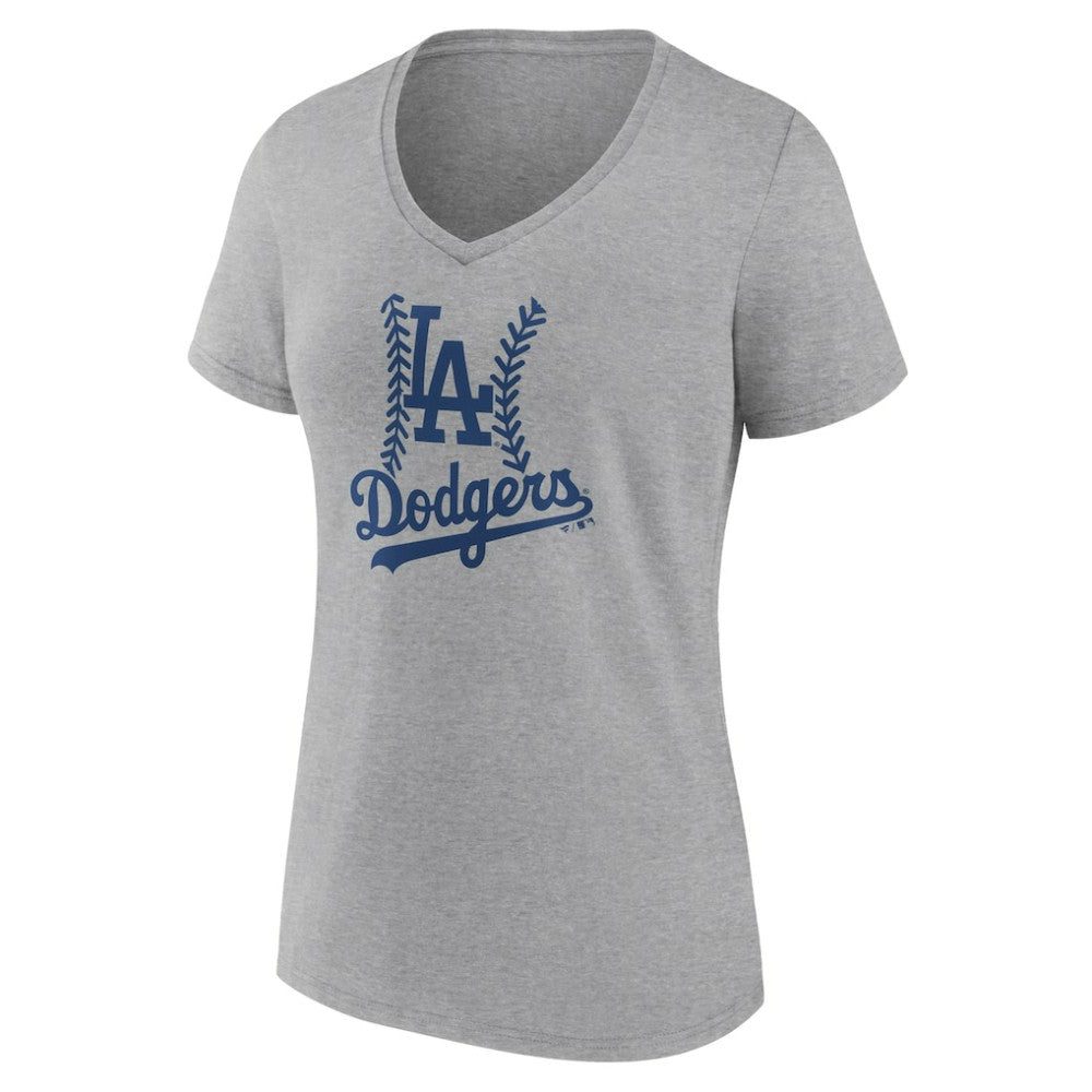 Los Angeles Dodgers Women's Fastball V-Neck T-Shirt Discount