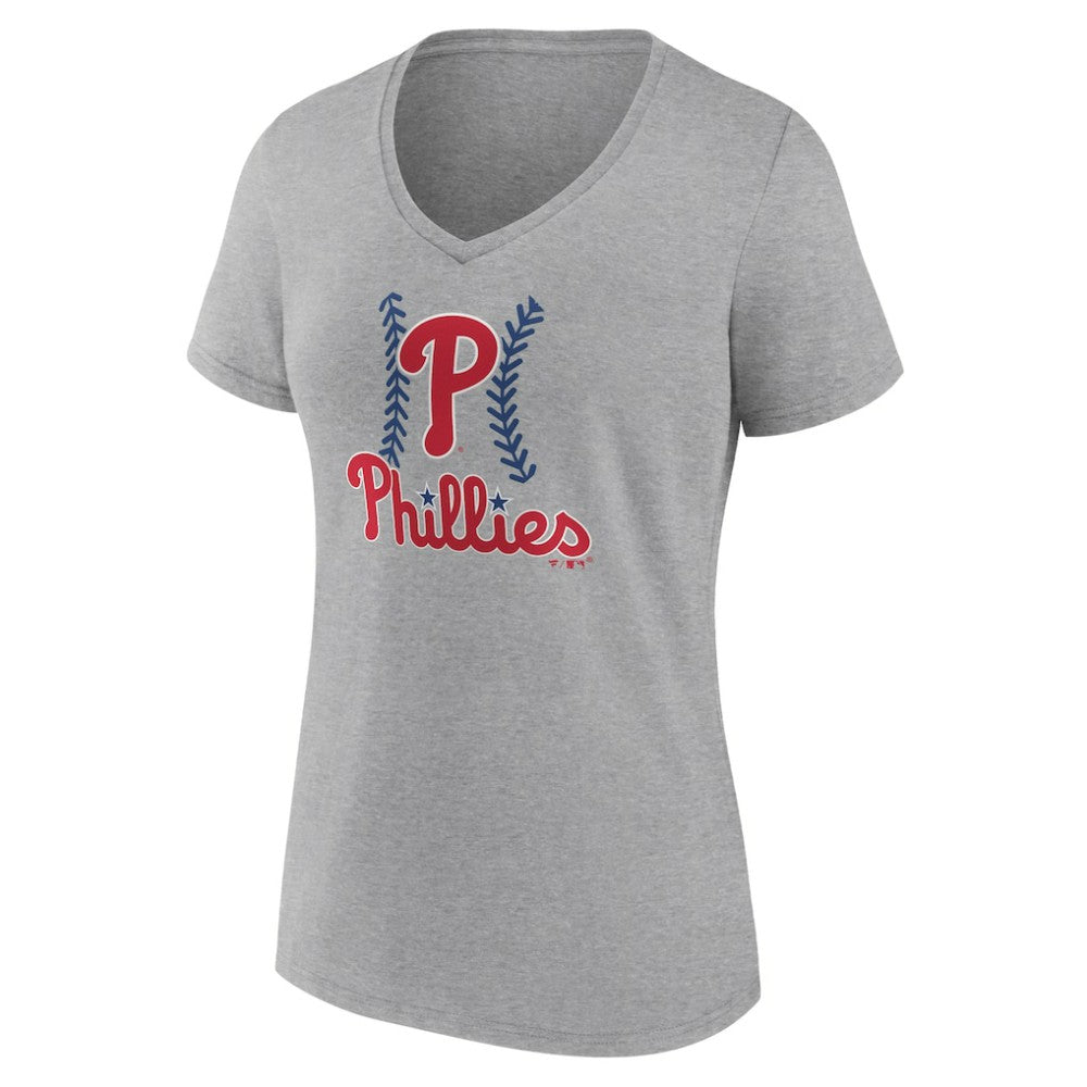 Philadelphia Phillies Women's Fastball V-Neck T-Shirt Near Me