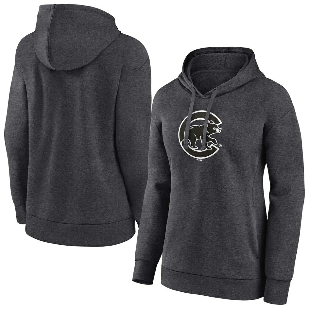 Chicago Cubs Women's Monochrome Pullover Hoodie Near Me